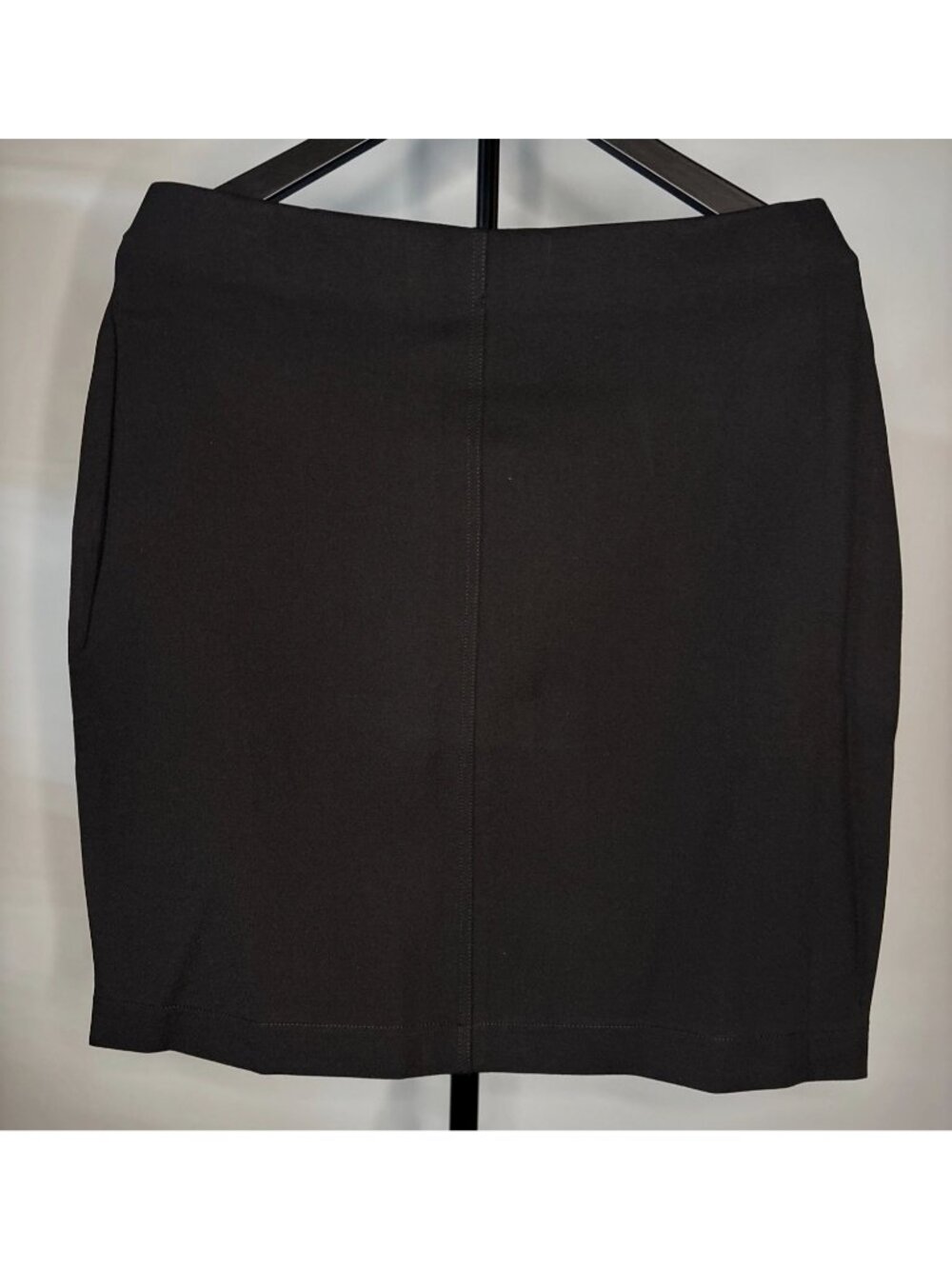 Express Womens Black Ponte Pencil Tailored Stretchy PullOn Seamless Skirt XL